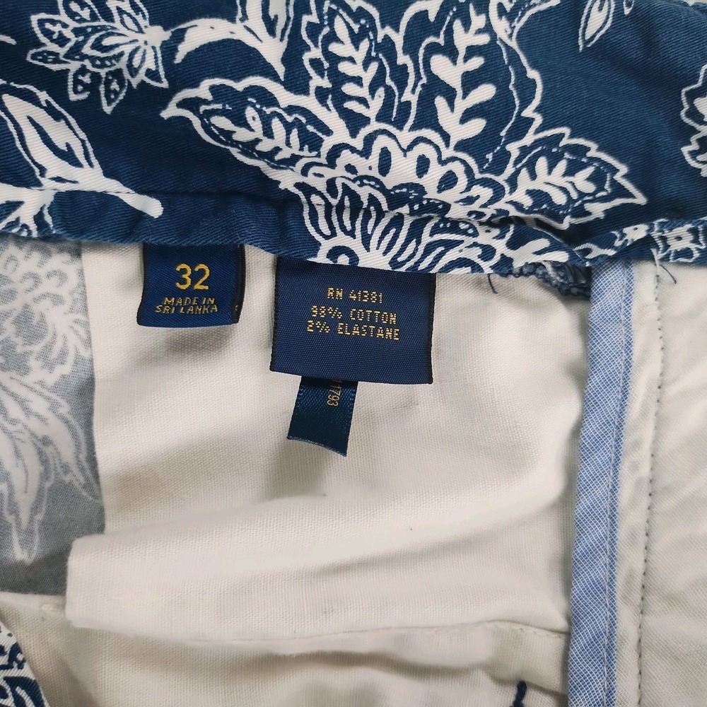 POLO Ralph Lauren Shorts Mens 32 Blue Floral Classic Fit Resort Aloha 9" Inseam - Picture 3 of 12